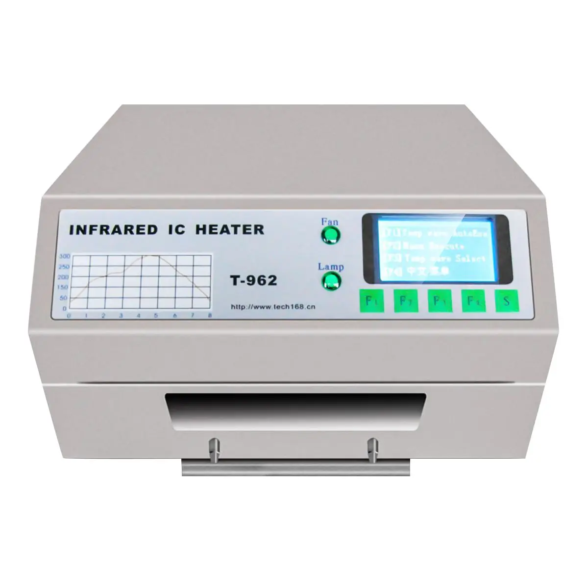 

T962 110V/220V Desktop Reflow Oven Soldering Machine Infrared IC Heater Solder 800W for SMD BGA SMT PCB Rework