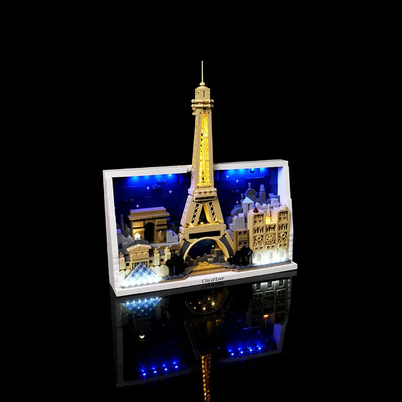 Фото Комплект светодиодных ламп для LEGO 21064 Paris City of Love, архитектурные блоки, лампы, игрушки, аксессуары, рождественский подарок (модель в комплект не входит) №4