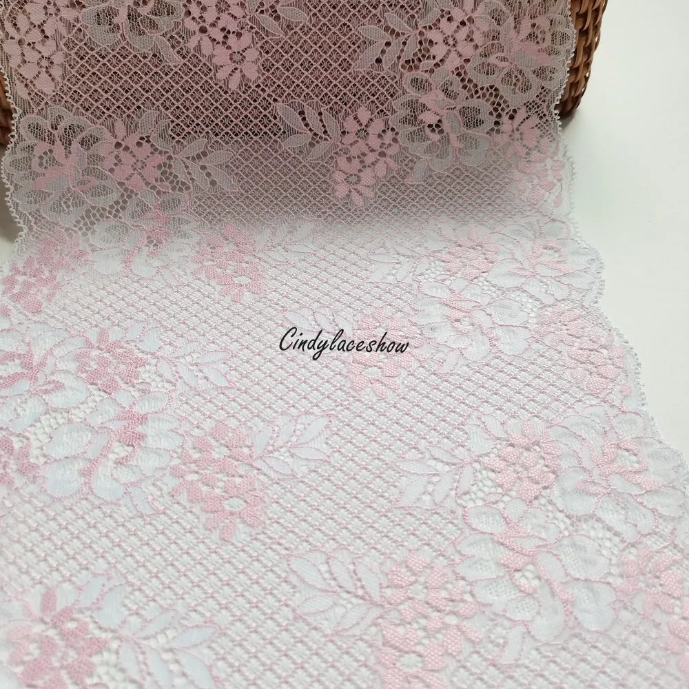 Эластичная кружевная бейка с вышивкой Ширина 22 см