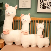 kawaii alpaca plush toys stuffed soft animal sheep plush pillow lovely llama cushion for children kids birthday gifts
