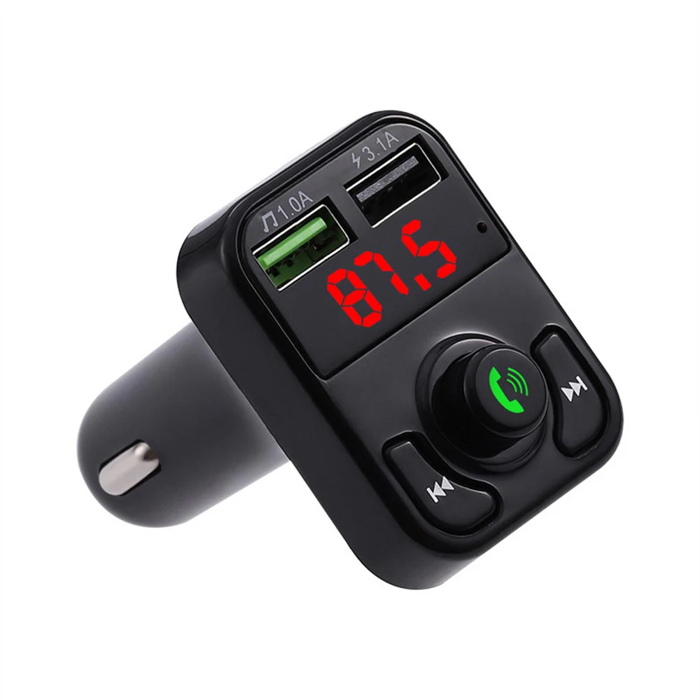 

Автомобильный FM-передатчик Bluetooth, беспроводной автомобильный комплект громкой связи, аудиоприемник, MP3 музыкальный плеер, быстрое зарядное устройство USB, автомобильные аксессуары