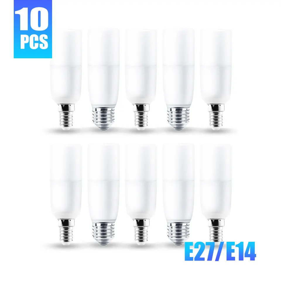 10pcs/lot LED Bulb E27 E14 30W 20W 15W 10W 7W 4W 5W Lampada LED Light AC 220V Bombilla Spotlight Lighting Cold/Warm White Lamp