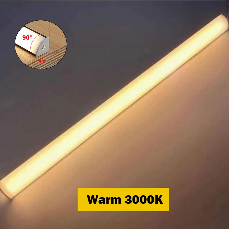 

Светодиодный шкафной светильник алюминиевый 12В 30/40/50см теплый/естественный/белый свет