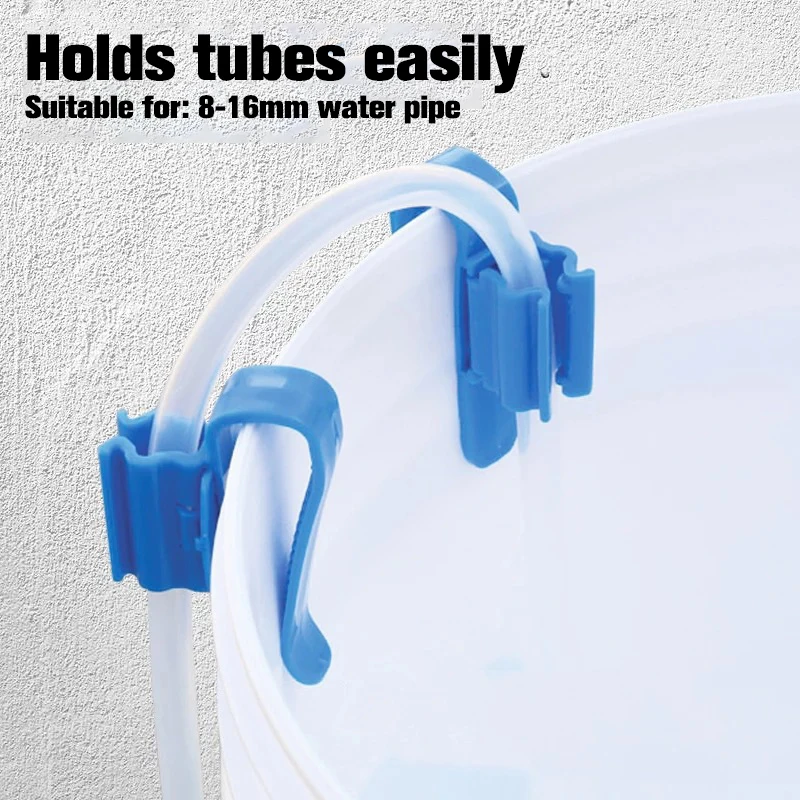 

2Pcs Aquarium Water Tube Holder Water Pipe Hose Mount Bracket for Water Tube Fixed Clip Fish Tank Hose Clamp Accessories