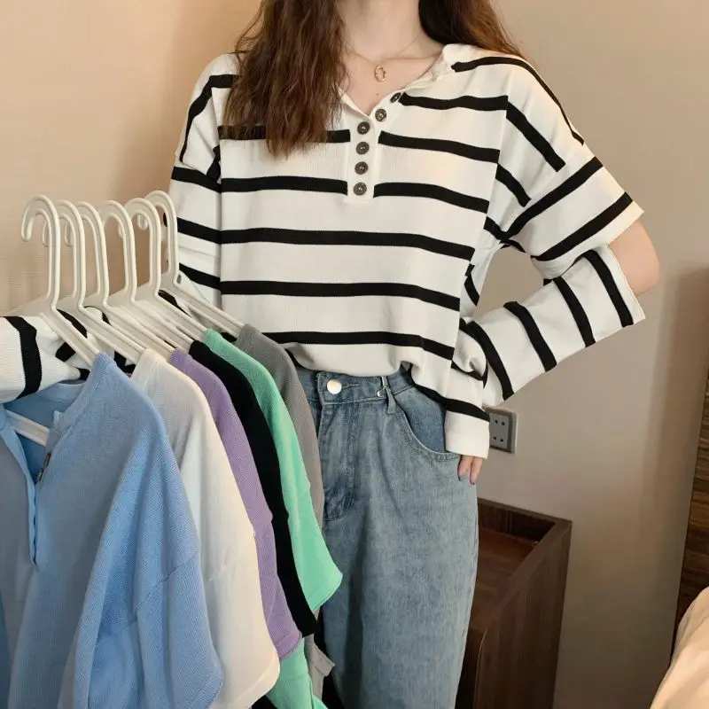 

Женская Винтажная футболка с круглым вырезом, свободного покроя