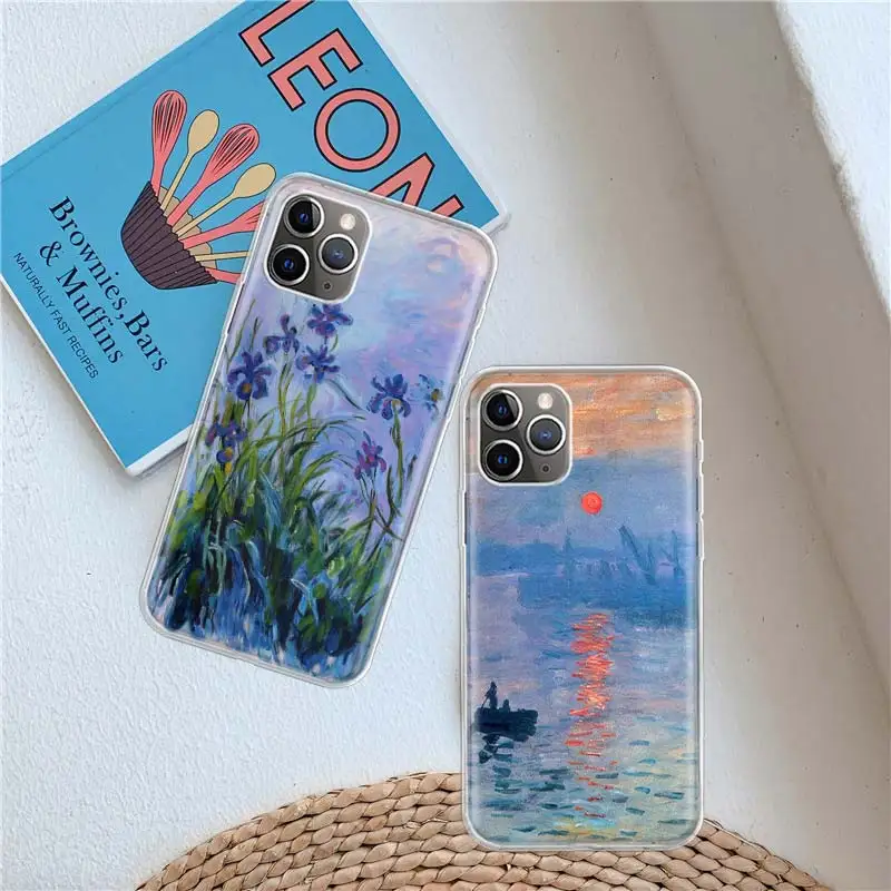Чехол для телефона Claude Monet Garden Lotus Bridge для Apple iPhone 14 Pro Max 12 13 Mini 11 SE 2020 X XS XR 8 7 6 6S Plus 5 5S Cover S on.