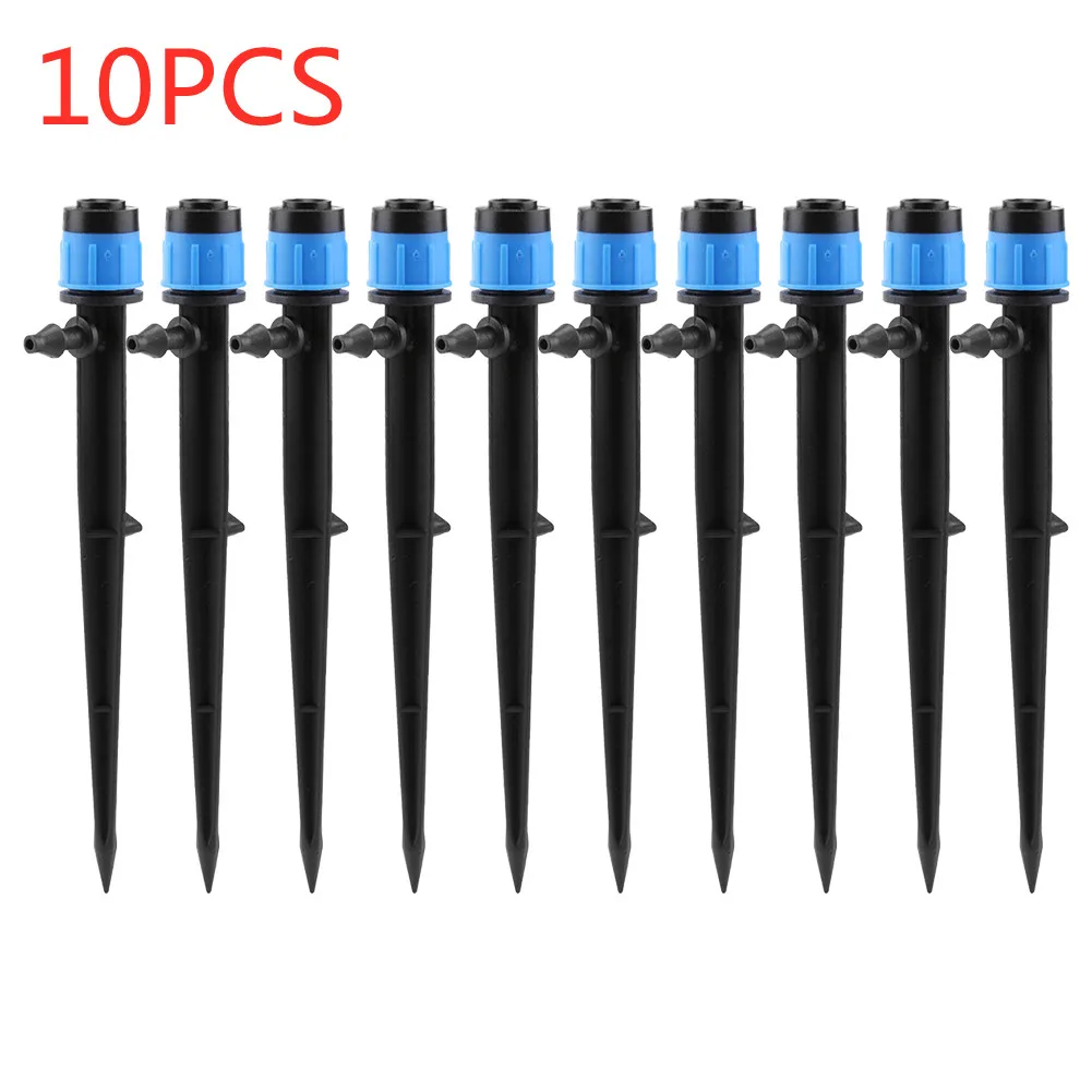 

10pcs Irrigation Sprinkler Spray Dripper 360° Adjustable Garden Plants Watering Nozzle Irrigation System Sprinklers Watering Kit
