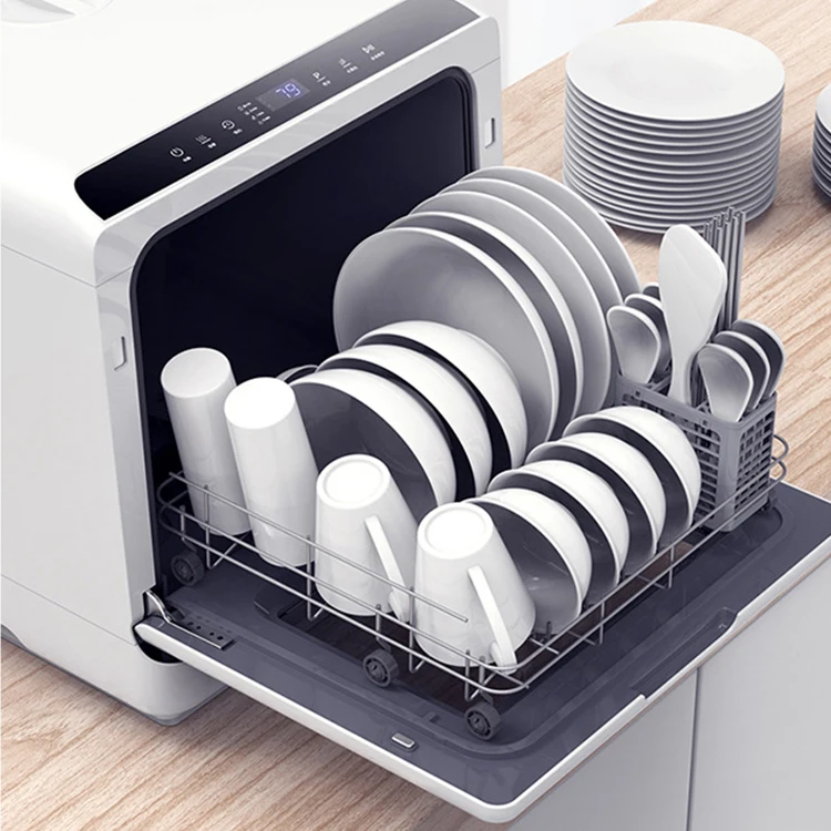 

Tabletop Countertop Desktop Dishwasher Automatic Dish Washing Washer for home