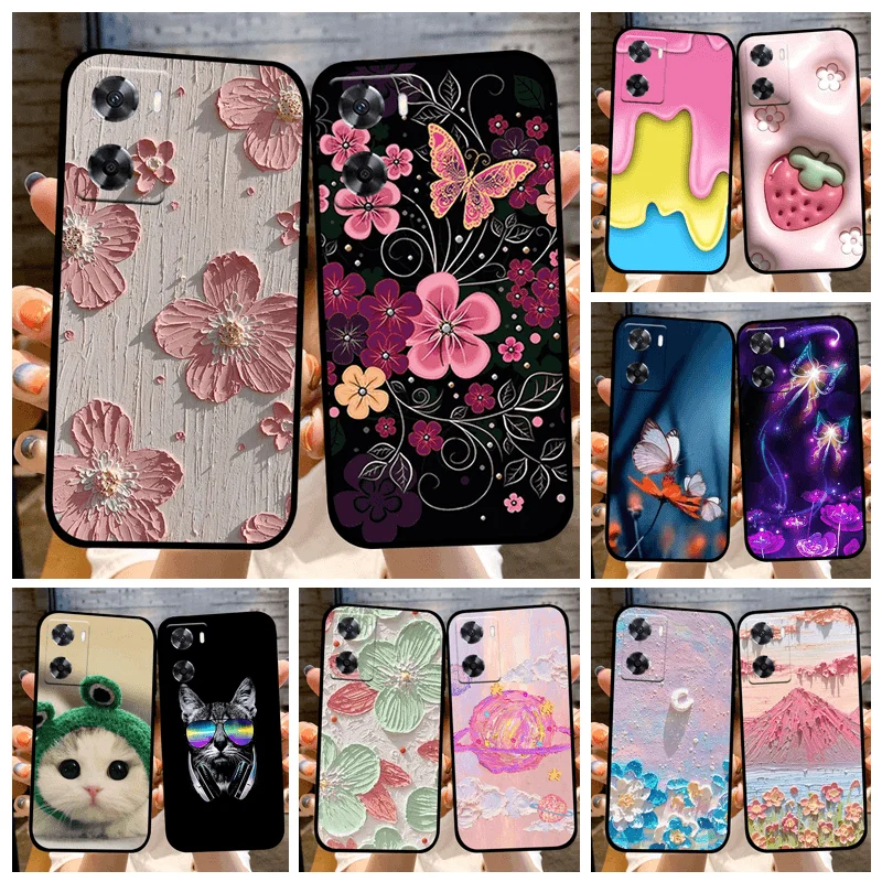 Для OnePlus Nord N20 SE Чехол CPH2469 Симпатичный окрашенный силиконовый мягкий чехол для