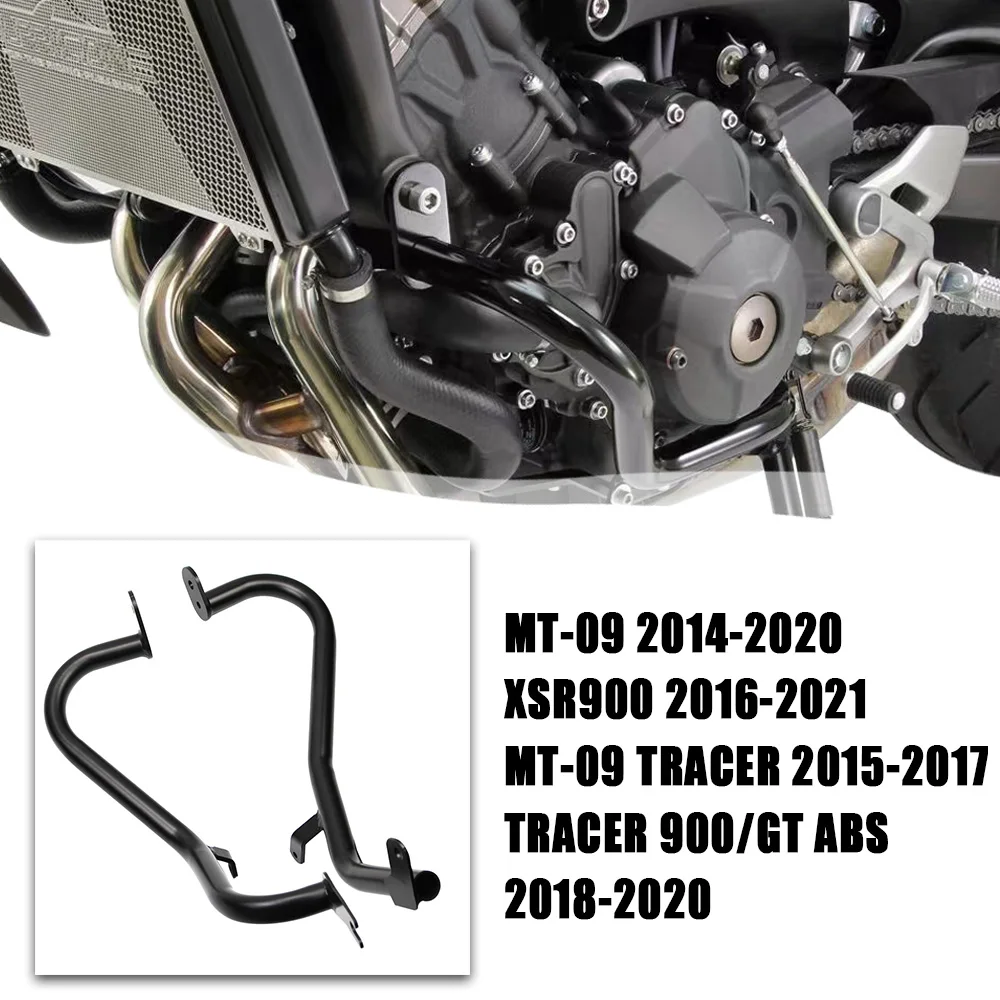 

Для YAMAHA MT-09/TRACER/TRACER900/GT ABS/XSR900 защита двигателя мотоциклетного бампера Frash Противоударная защита рамы