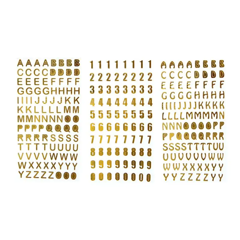 

69HB 3 шт./компл. УФ эпоксидный заполняющий материал «сделай сам» альбом ручная аккаунтная наклейка буквенно-цифровая декоративная наклейка s