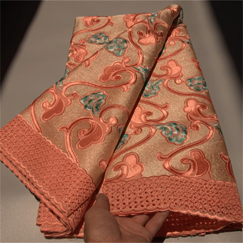 

5 yard Swiss lace fabric latest heavy beaded embroidery African 100% cotton fabrics Swiss voile lace popular Dubai style 3L07133