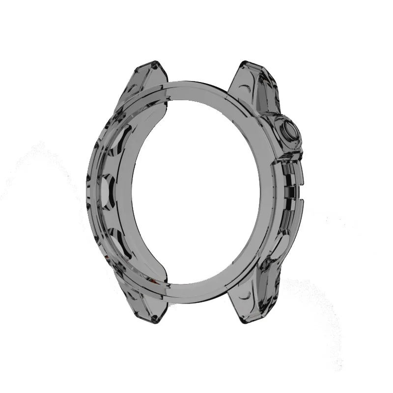 Soft TPU Protective Case For Garmin Fenix 7 7S 7X Smartwatch Bumper Frame Clear Shell For Fenix7 7X 7S Hollow Protective Cover