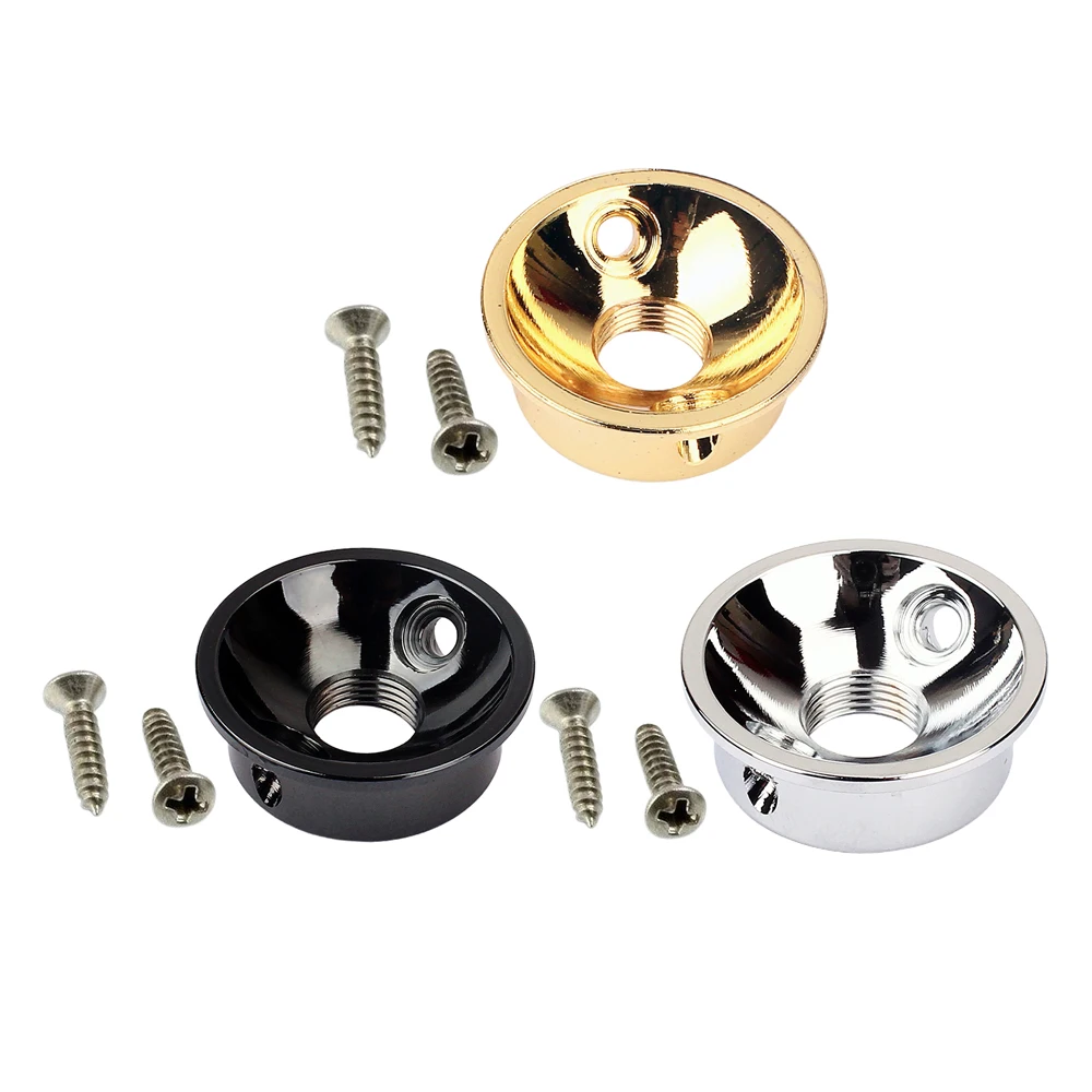 

Guitar Jack 1/4" Electrosocket 6.35mm Jack Plate for TL Chrome/Black/Gold Jack Plug Socket Output Plate Guitar Accessories