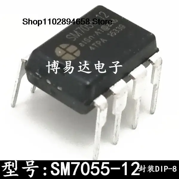 

10Pcs SM7055 SM7055-12 DIP-8 IC