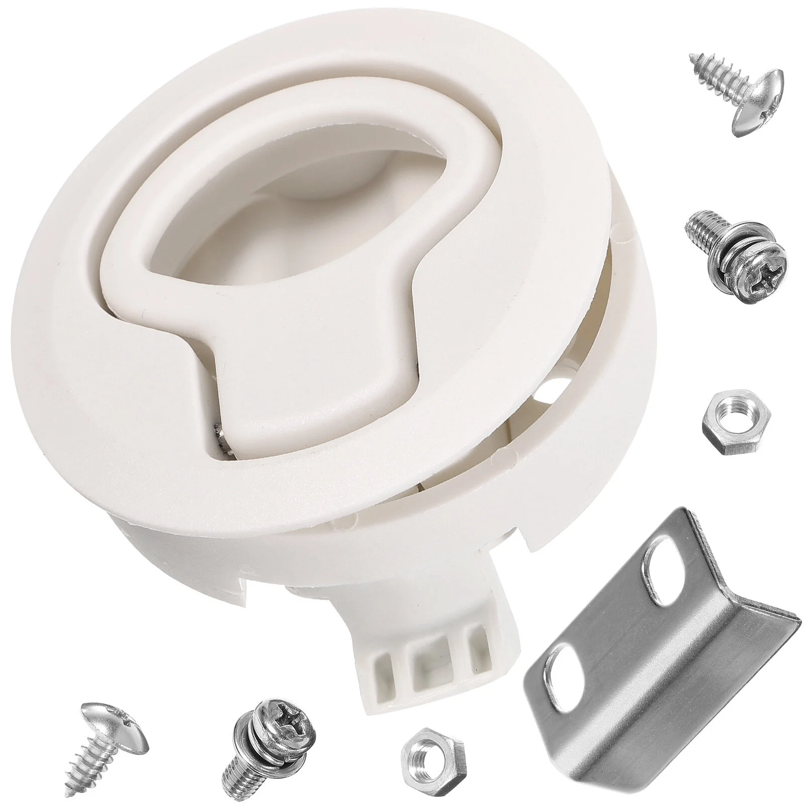 

Lock Pulls Cabinets RV Door Hatch Boat Slam Latch Latches Trailer Marine Plastic Flush Handle