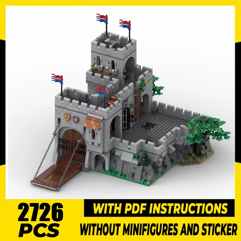 Средневековая модель замка Moc строительные блоки рыцари королевская цитадель