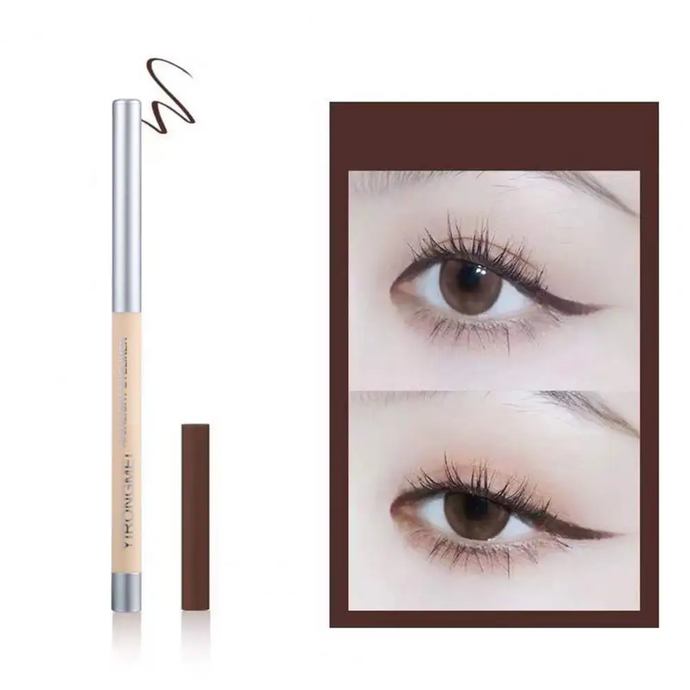 

Compact Makeup Eyeliner Simple Operation Comfortable Grip Eyeliner Pencil Gentle Eyeliner Pencil Pen