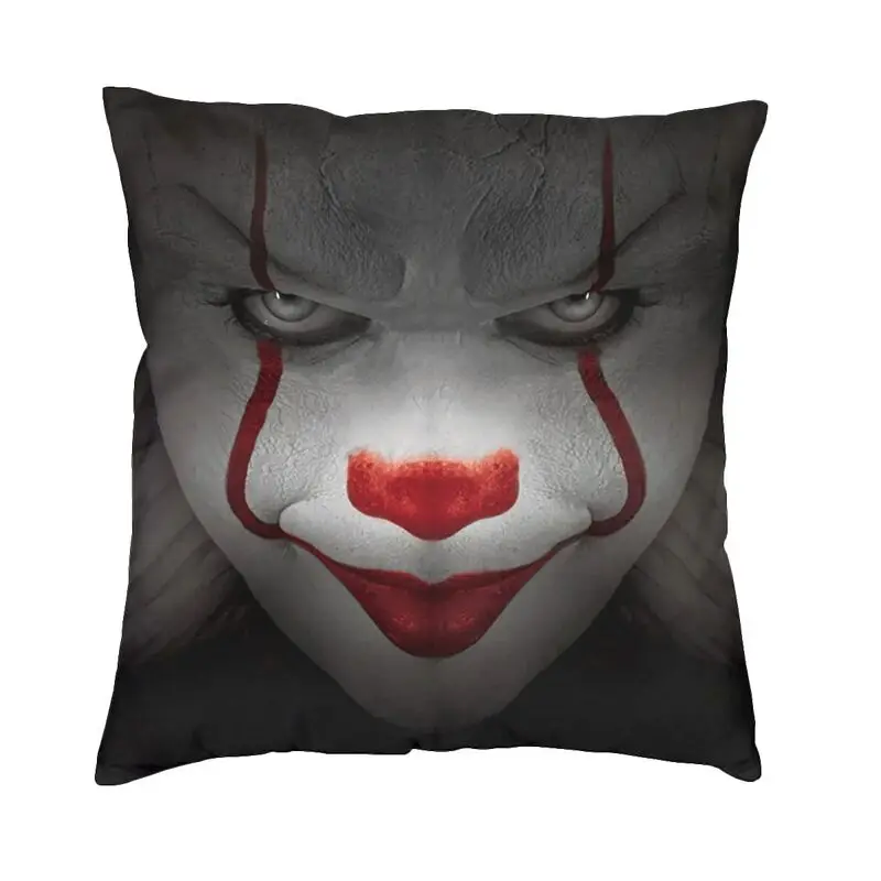 

Наволочка на подушку в виде клоуна на Хэллоуин, 45x45 см