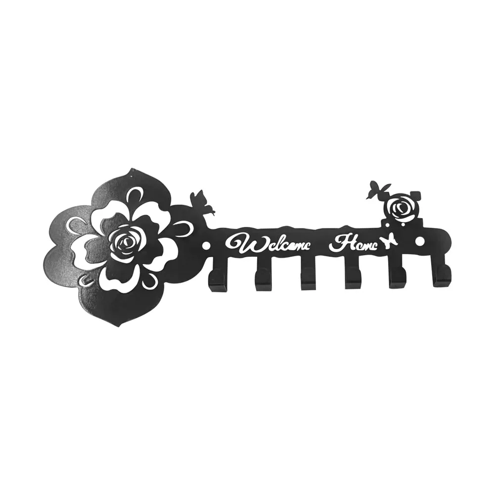 

Домашний металлический держатель для ключей, многофункциональные крючки для гостиной, спальни, кухни, вешалки, стеллажи, украшение для дома...