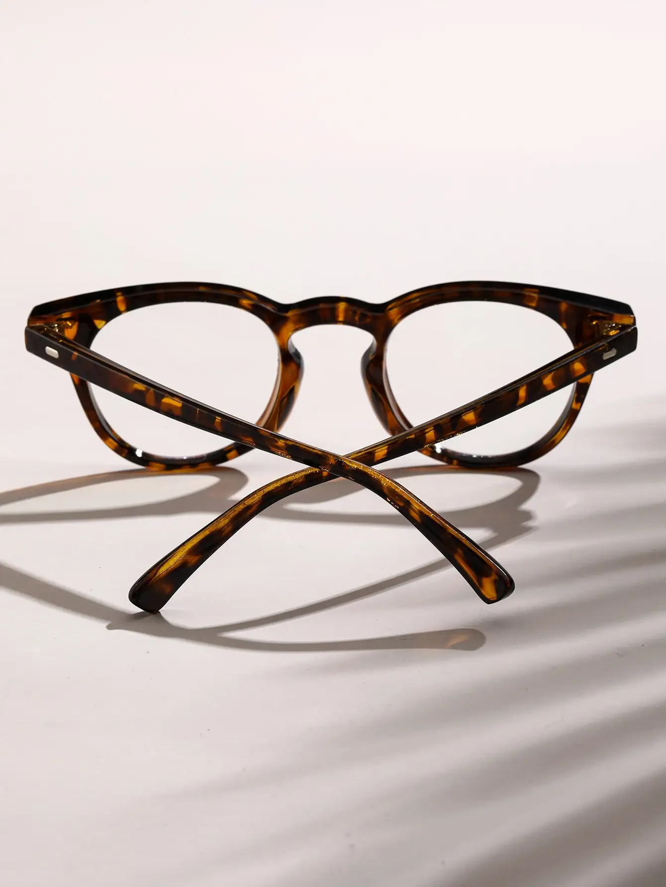 1 шт. унисекс геометрическая пластиковая оправа прозрачные очки с защитой от