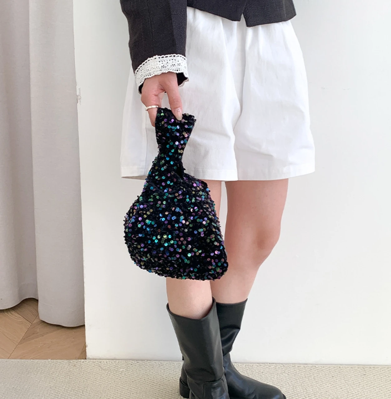 Модные дизайнерские дамские сумочки с блестками женский роскошный