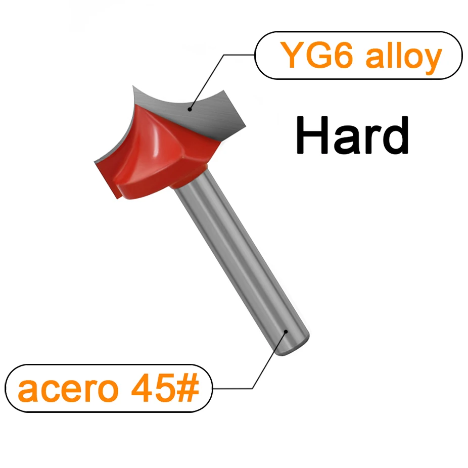 Фреза по дереву 6 мм хвостовик ЧПУ угловая мельница столярные инструменты