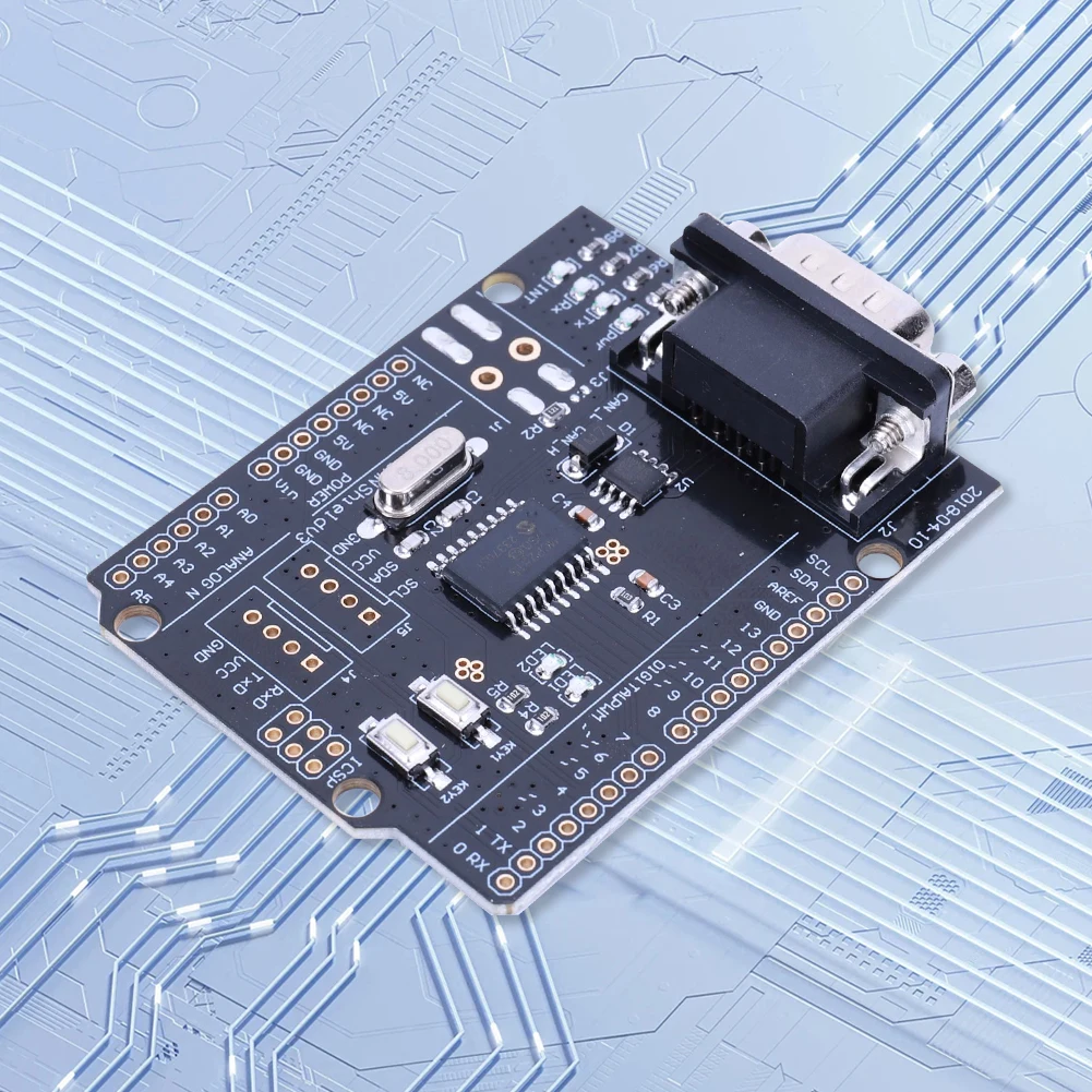 MCP2515 CAN BUS Shield Module SPI 9-контактная стандартная плата расширения Sub-D Плата