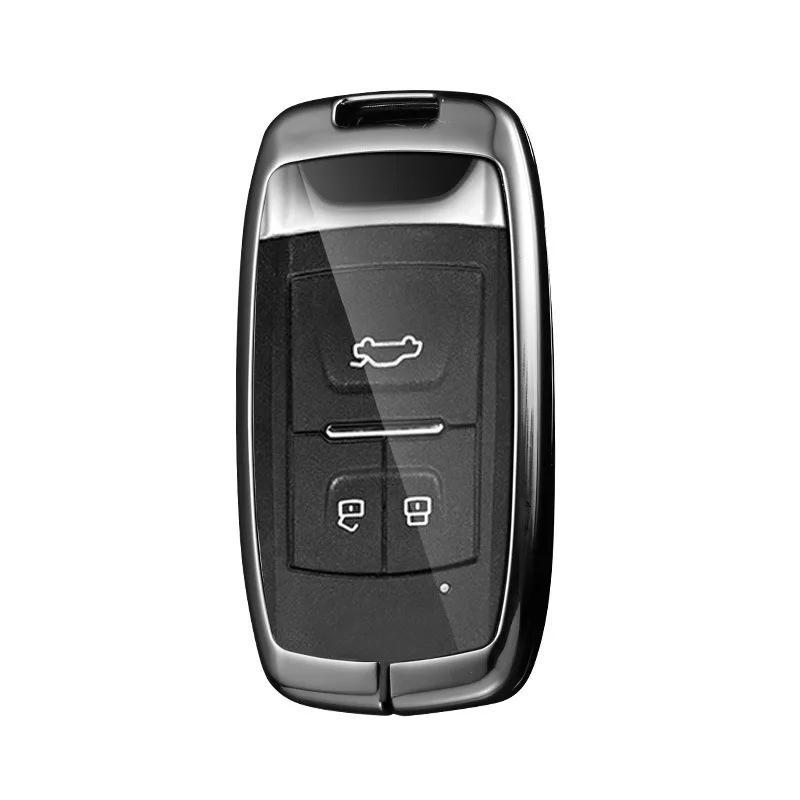 Чехол-держатель для автомобильного ключа из сплава и кожи для Chery COWIN Auto Showjet FX11 Pro EV 2020 2021 2024 аксессуары (art.: 3920c6dee89fb) - 3920c6dee89fb