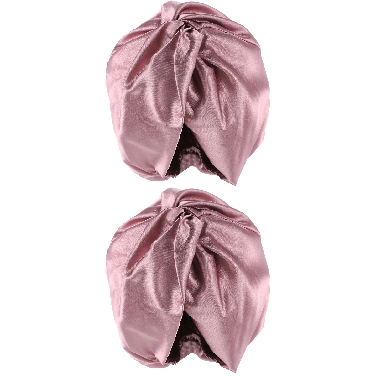 

2pcs Imitated Sleeping Bonnet Household Nightcap Night Sleeping Hair Bonnet