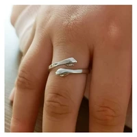fashion hug hand ring peace love exquisite opening rings unisex simple creative ring fashion jewelry valentines day gift