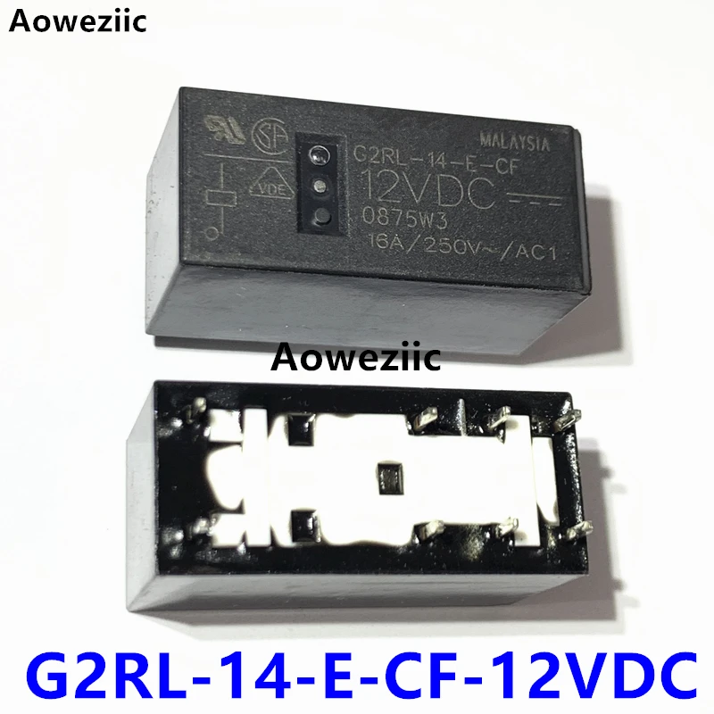 G2RL-14-E-CF-12VDC in-провал линии-8 16A 250V группа релейных модулей преобразования мощности
