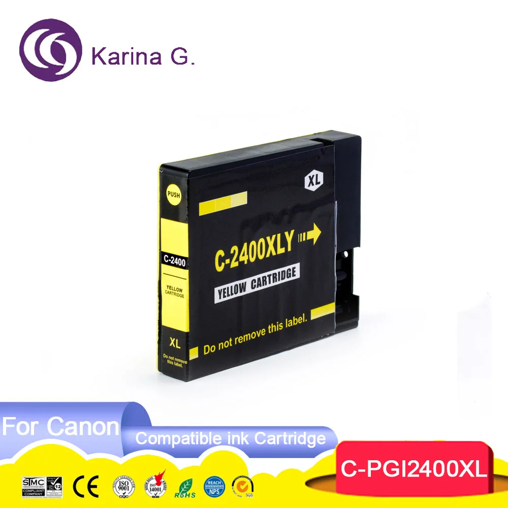 Чернильный картридж совместим с Canon PGI2400 PGI 2400 для MAXIFY IB4040 iB4140 MB5040 MB5140 MB5340 MB5440 и т. д.