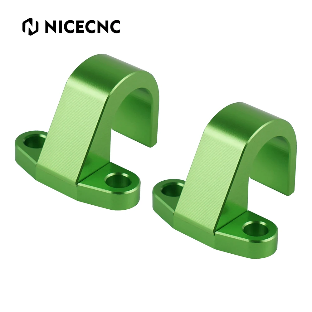

NICECNC For Kawasaki KLX450R KLX300R KX125 2005 KX250 250F KX450F KX250F KX 125 250 450 250R Rear Brake Line Hose Clamp Holder