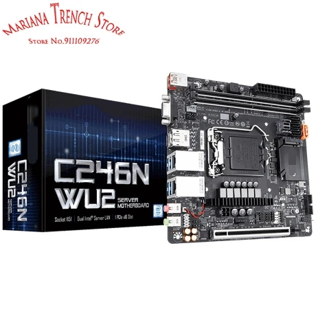 

C246N-WU2 для материнской платы GIGABYTE LGA1151 Xeon E Series, процессоры Core 9-го и 8-го поколения
