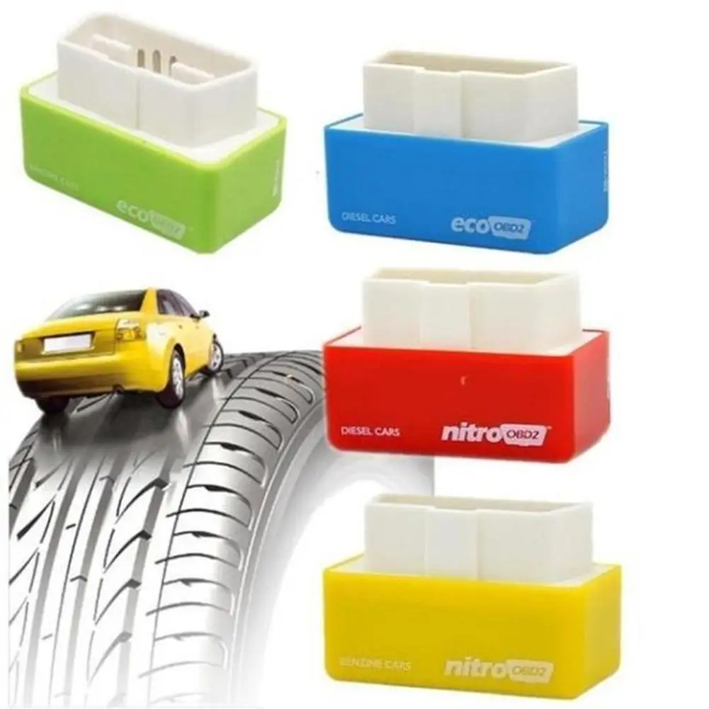 Универсальный Eco Nitro OBD OBD2 чип Тюнинг бокс экономия топлива для бензиновых