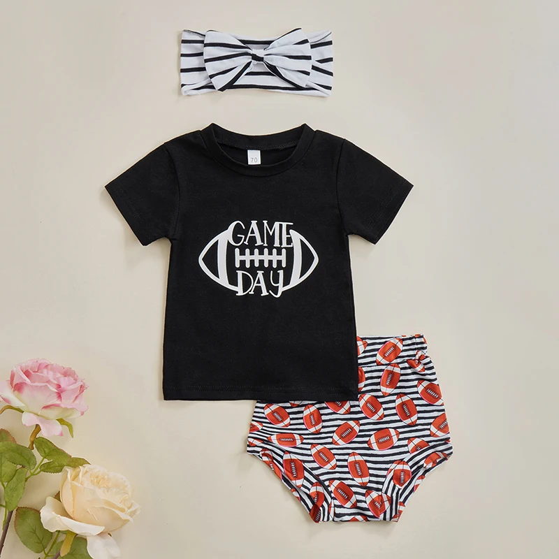 FOCUSNORM 0-24 м милые комплекты одежды для маленьких девочек 3 предмета надпись