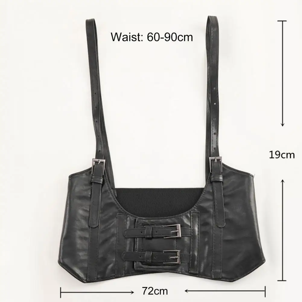 

Сексуальный корсет, топ, приталенный универсальный корсет, жилет, корсет с двойной пряжкой, верх для магнитного корсета