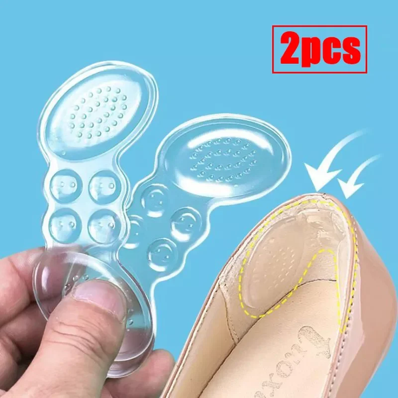 

Insoles for Shoes High Heel Transparent Pad Adjust Size Adhesive Heels Pads Protector Sticker Pain Relief Foot Care Insert