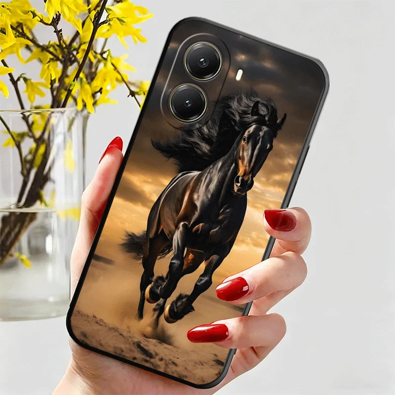 Фото Мягкий силиконовый чехол для телефона Xiaomi Poco M8 F8 X8 Pro Max с рисунком лошади Ферганы, для моделей X7 F7 M7 X6 X5 Redmi 15C 15A X4 X3 M6 M5S №5
