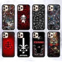 yndfcnb the binding of isaac phone case silicone pctpu case for iphone 11 12 13 pro max 8 7 6 plus x se xr hard fundas