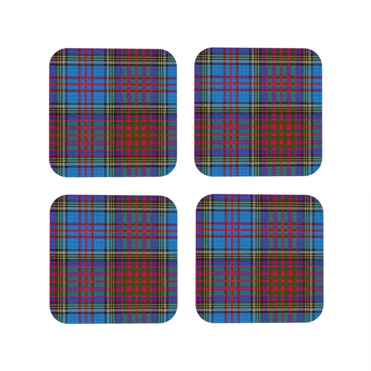 Подставки в клетку Андерсон клан кофейные подставки кожаные кружка посуда