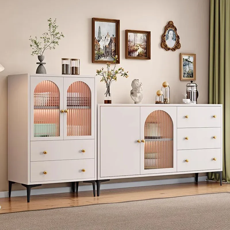 Открытые шкафы мебельная витрина во французском стиле многофункциональный