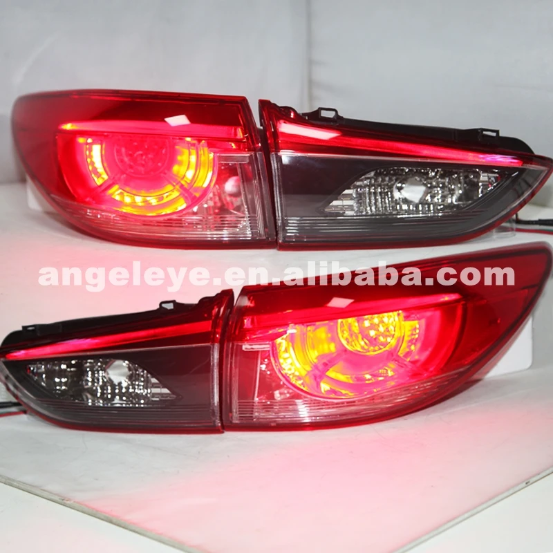 

For Mazda Atenza LED Rear Lights Tail lamp Red housing 2013 -2015 Year BW