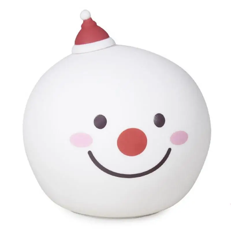 

Декоративная настольная лампа в виде снеговика с подсветкой, 7 цветов