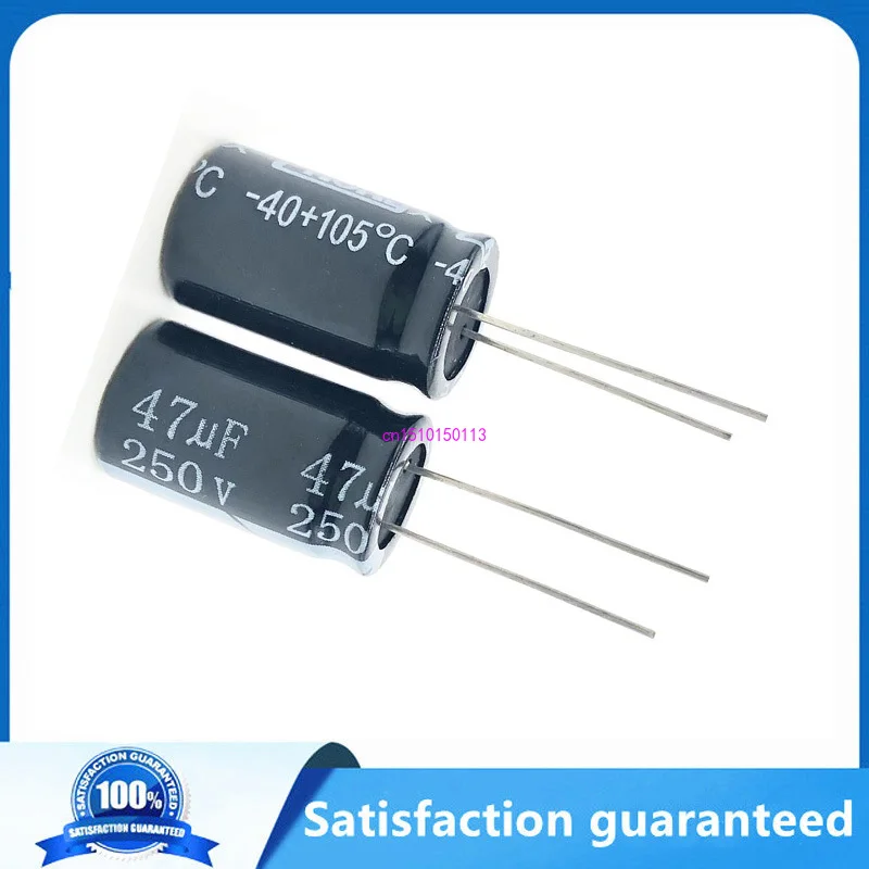 

5pcs/lot S82 250v 47UF aluminum electrolytic capacitor size 13*20 47uf 260V 20% High frequency and low resistance