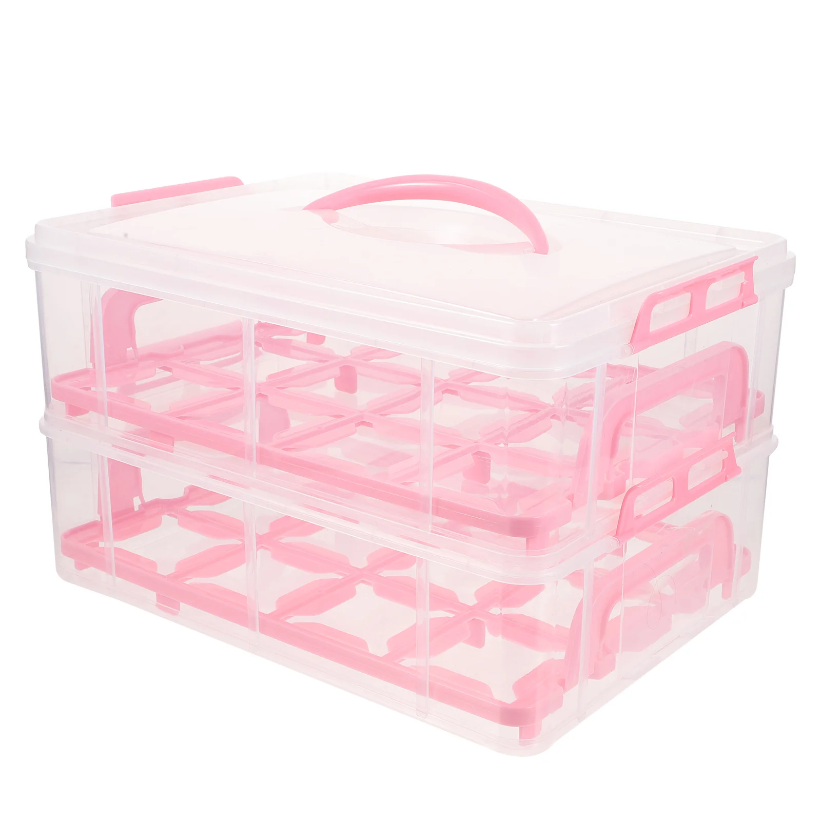 

Multi Layer Cupcake Muffin Pie Storage Box Portable Cake Transport Container Holder