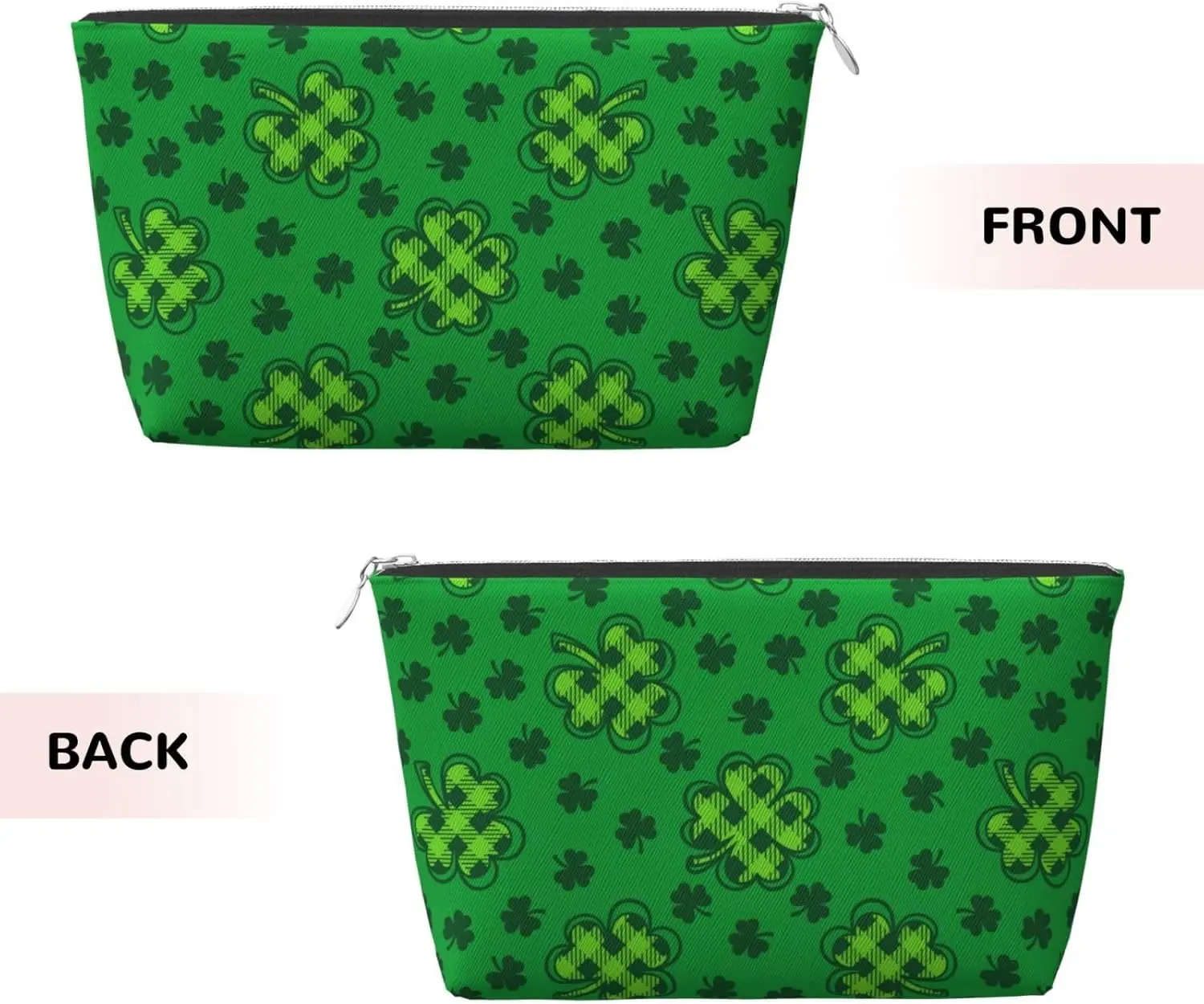 Женская косметичка St Patrick's Day5 дорожный размер кожаная водонепроницаемая