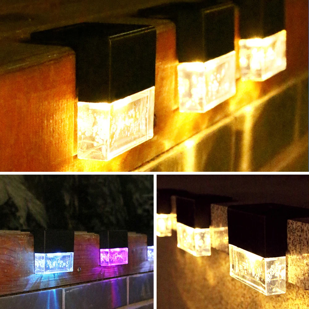 

Solar Path Stair Garden Lamp Easy Installation Save Money Light for Weddings Birthdays Decoration