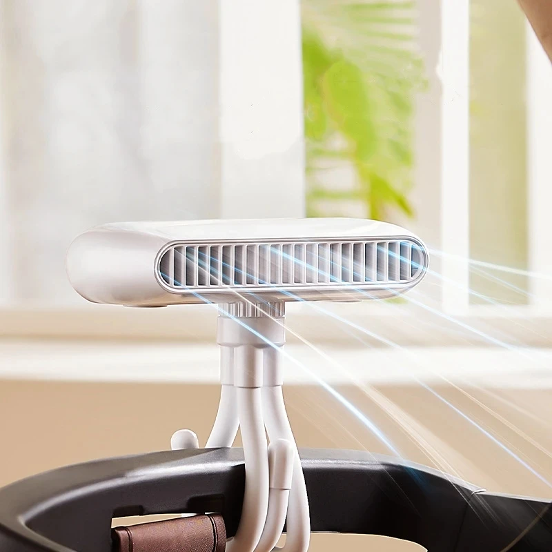 

Складной USB перезаряжаемый портативный безопасный вентилятор для коляски без лопасти с аккумулятором 5000 мА/ч вращающийся на 360 ° 4-х ступенчатый регулируемый вентилятор воздушного охлаждения